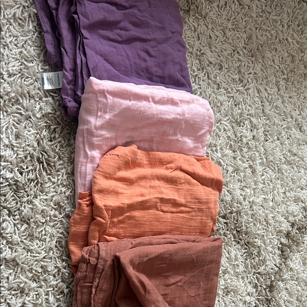 Colorful mom cozy swaddle blankets